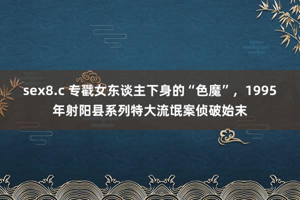 sex8.c 专戳女东谈主下身的“色魔”，1995年射阳县系列特大流氓案侦破始末