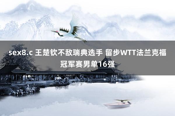 sex8.c 王楚钦不敌瑞典选手 留步WTT法兰克福冠军赛男单16强