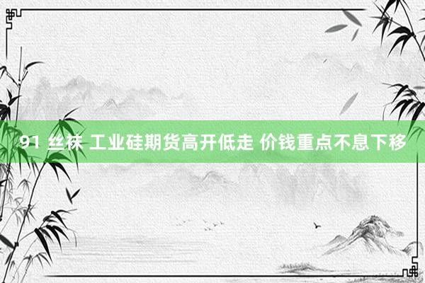 91 丝袜 工业硅期货高开低走 价钱重点不息下移